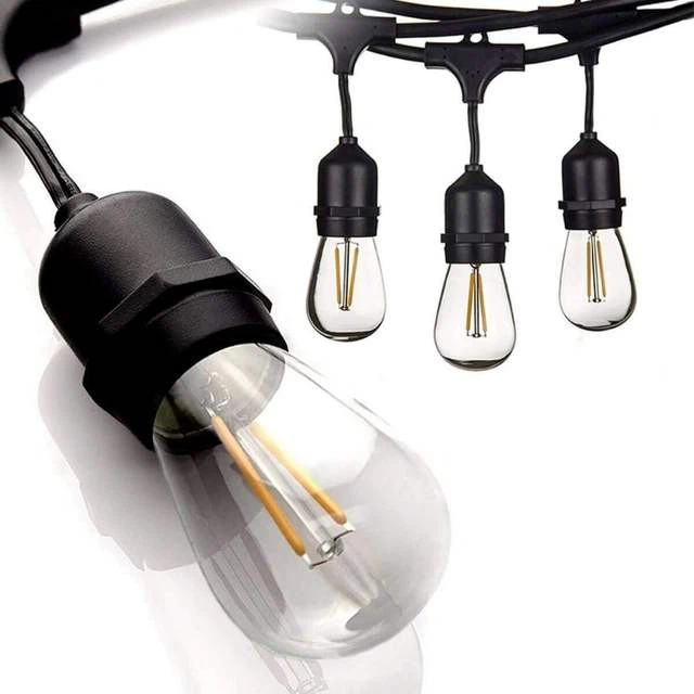 S14 Edison String Lights Outdoor