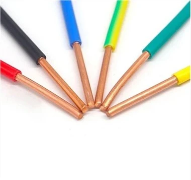 Fil de cuivre en PVC flexible à un noyau