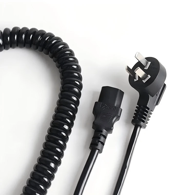 Cordon d'alimentation en spirale rétractable